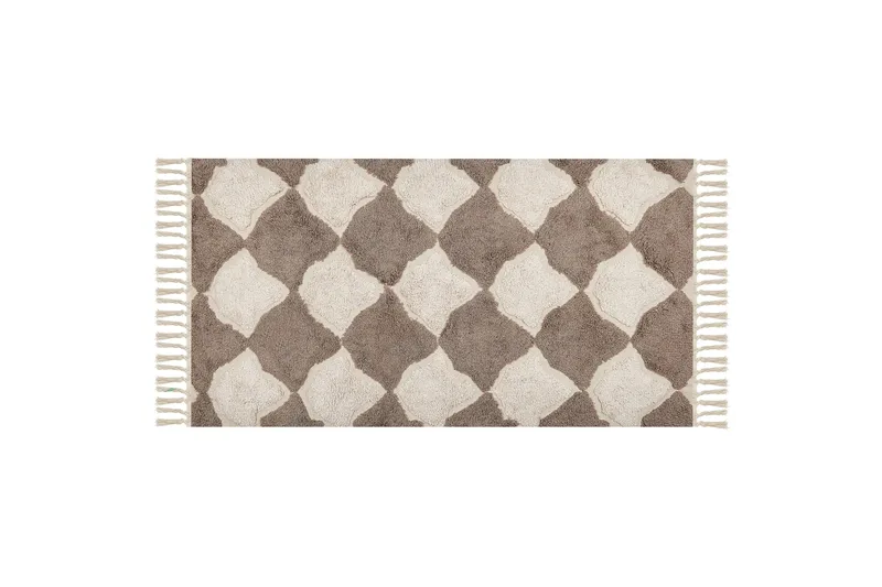 Sinop Bomullsteppe 80x150 cm, Brun