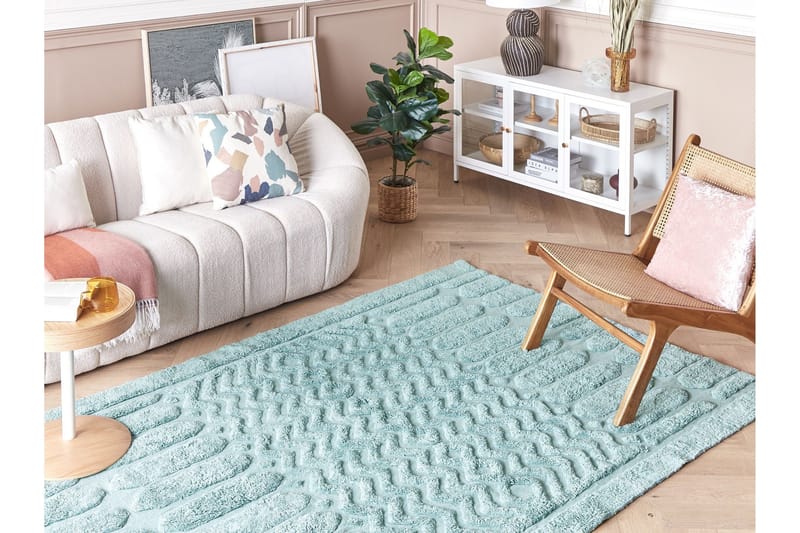 Sirnak Ryeteppe 140x200 cm - Grønn - Tekstiler & tepper - Teppe & matte - Moderne matte - Ryetepper