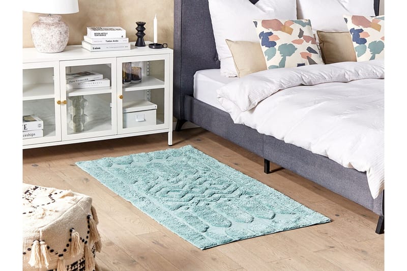 Sirnak Ryeteppe 80x150 cm - Grønn - Tekstiler & tepper - Teppe & matte - Moderne matte - Ryetepper