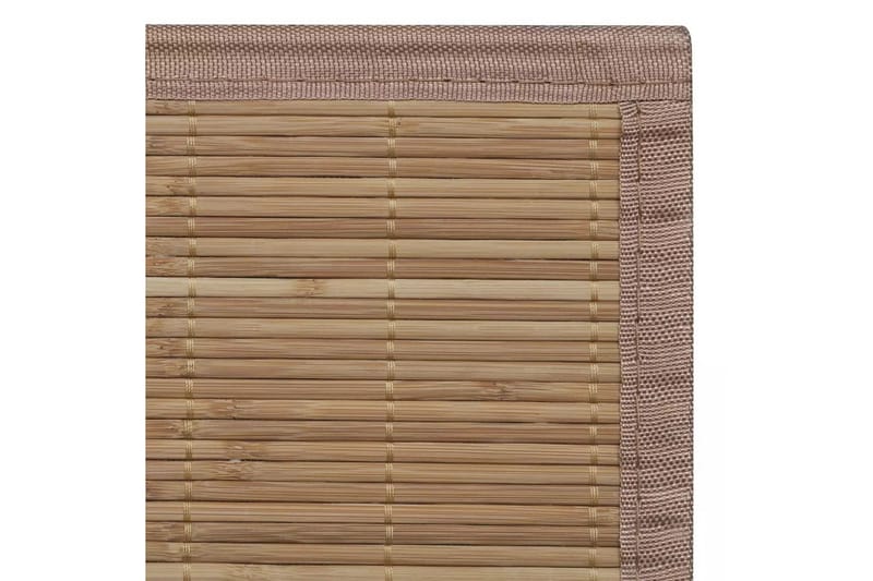 Bambusteppe 100x160 brun - Brun - Jutematter & hampematter - Sisaltepper