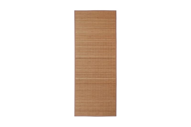 Brunt Kvadrat Bambus Teppe 120 x 180 cm - Brun - Jutematter & hampematter - Sisaltepper