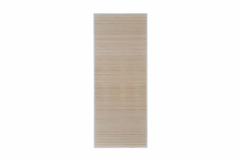 Firkantet Natural Bambus Teppe 120 x 180 cm - Beige - Jutematter & hampematter - Sisaltepper