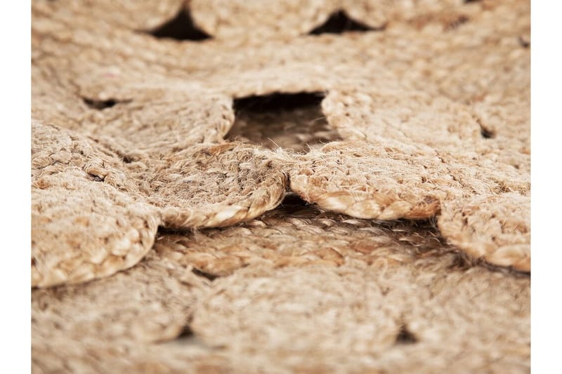 Szypowski Matte Flatvevd Rund 120 cm - Beige - Tekstiler & tepper - Teppe & matte - Moderne matte - Sisaltepper