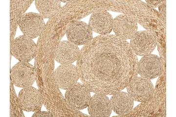 Szypowski Matte Flatvevd Rund 120 cm - Beige - Tekstiler & tepper - Teppe & matte - Moderne matte - Sisaltepper