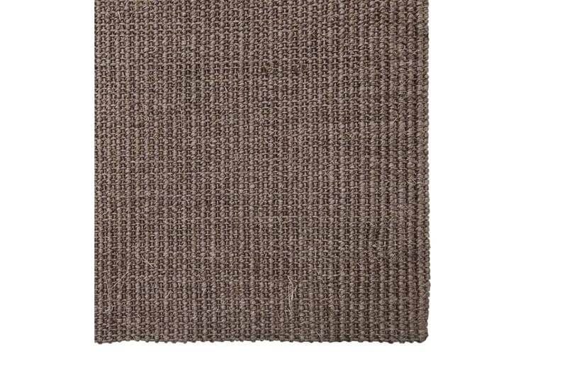 Teppe naturlig sisal 66x150 cm brun - Brun - Jutematter & hampematter - Sisaltepper