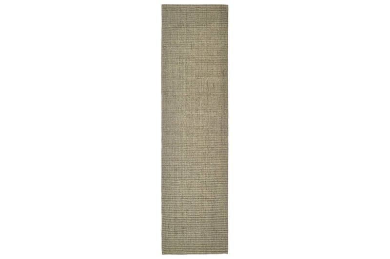 Teppe naturlig sisal 66x250 cm gråbrun - Taupe - Jutematter & hampematter - Sisaltepper