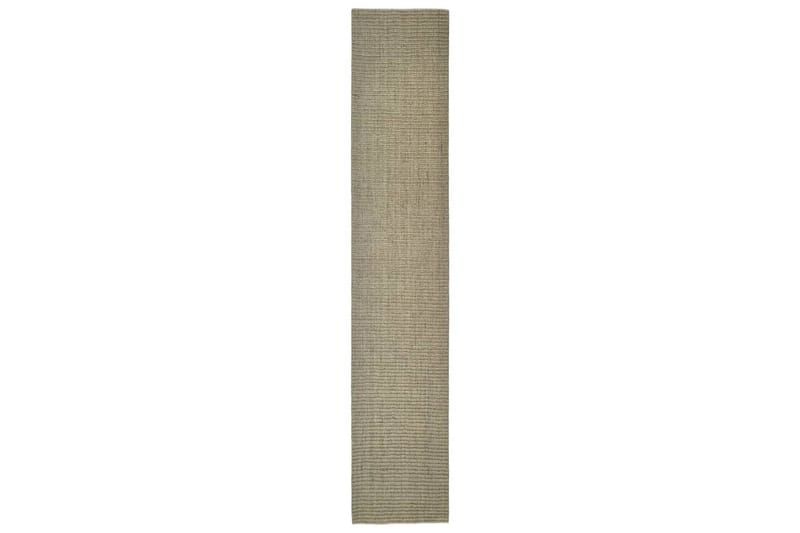 Teppe naturlig sisal 66x350 cm gråbrun - Taupe - Jutematter & hampematter - Sisaltepper