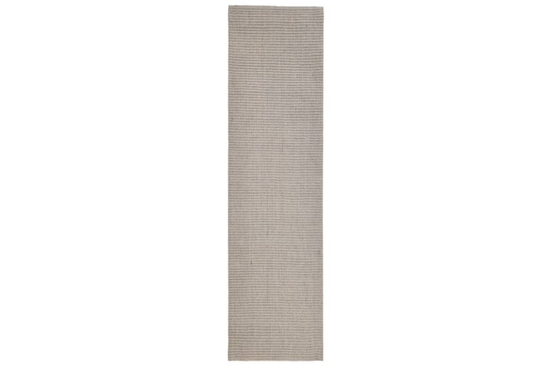Teppe naturlig sisal 80x300 cm sand - Krem - Jutematter & hampematter - Sisaltepper
