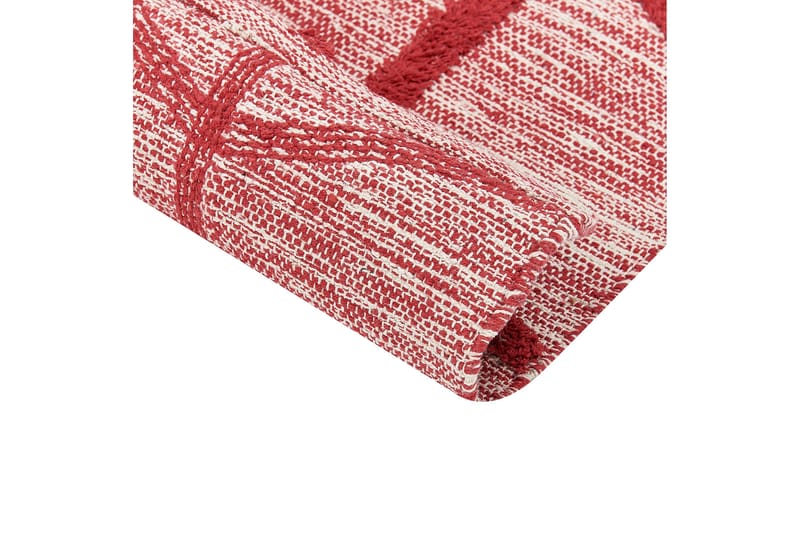 Sivas Bomullsteppe 140x200 cm - Rød - Tekstiler & tepper - Teppe & matte - Moderne matte - Bomullsmatter