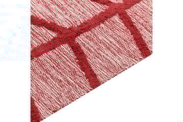 Sivas Bomullsteppe 140x200 cm - Rød - Tekstiler & tepper - Teppe & matte - Moderne matte - Bomullsmatter