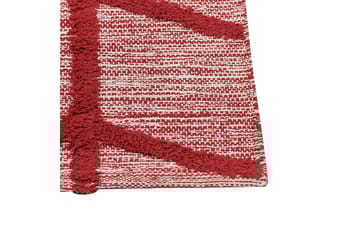 Sivas Bomullsteppe 140x200 cm - Rød - Tekstiler & tepper - Teppe & matte - Moderne matte - Bomullsmatter