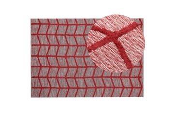 Sivas Bomullsteppe 160x230 cm - Rød - Tekstiler & tepper - Teppe & matte - Moderne matte - Bomullsmatter