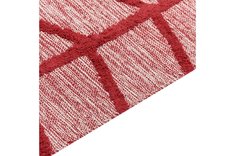 Sivas Bomullsteppe 160x230 cm - Rød - Tekstiler & tepper - Teppe & matte - Moderne matte - Bomullsmatter