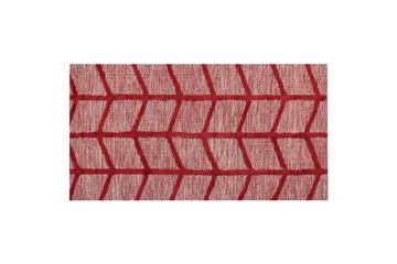 Sivas Bomullsteppe 80x150 cm - Rød - Tekstiler & tepper - Teppe & matte - Moderne matte - Bomullsmatter