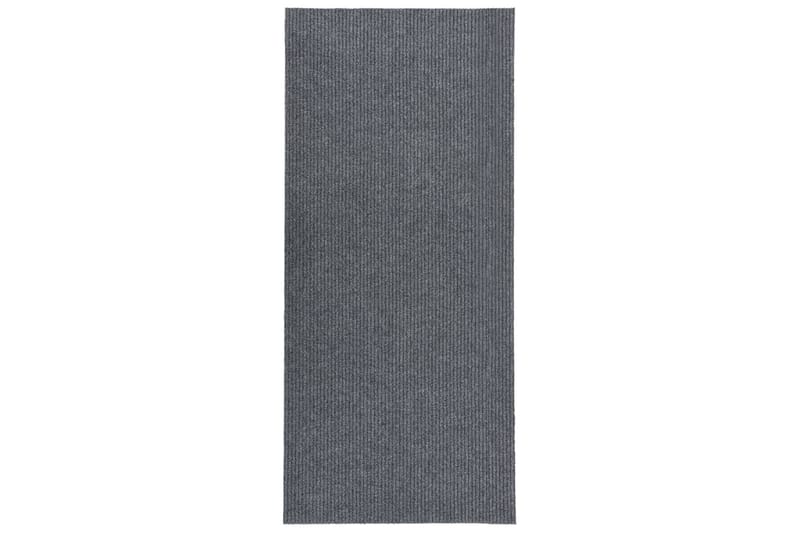 Smussfangende teppeløper grå 100x250 cm - Grå - Gangmatter