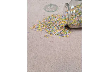 Soft Wiltonteppe 140x200 cm Rektangulær - Rosa - Tekstiler & tepper - Teppe & matte - Moderne matte - Friezematte