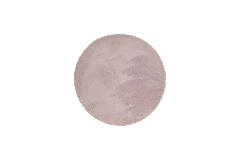 Soft Wiltonteppe 200 cm Rund, Rosa