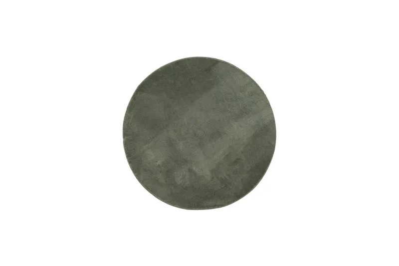 Soft Wiltonteppe 200 cm Rund, Smaragdgrønn