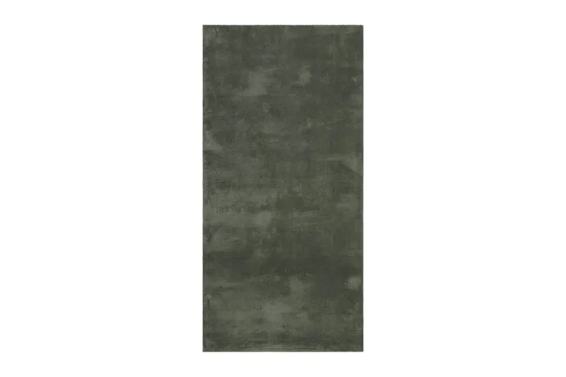Soft Wiltonteppe 80x230 cm Oval, Smaragdgrønn