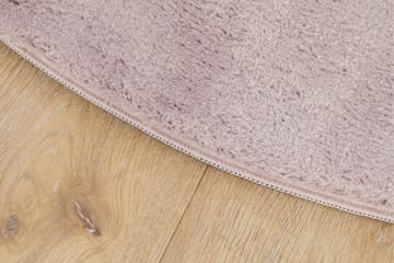 Softina Wiltonteppe 160 cm Rund - Rosa - Tekstiler & tepper - Teppe & matte - Moderne matte - Friezematte