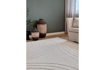 Softy Wiltonteppe 240x340 cm - Krem - Tekstiler & tepper - Teppe & matte - Moderne matte - Friezematte