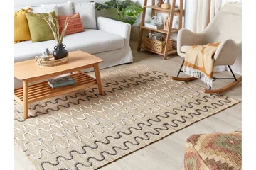 Sogut Juteteppe 140x200 cm - Beige - Tekstiler & tepper - Teppe & matte - Moderne matte - Jutematter & hampematter