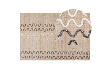 Sogut Juteteppe 140x200 cm - Beige - Tekstiler & tepper - Teppe & matte - Moderne matte - Jutematter & hampematter