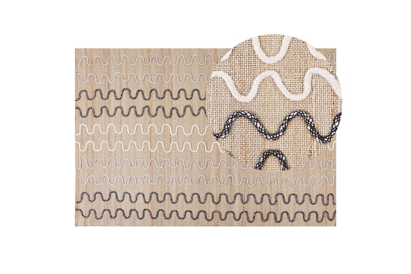 Sogut Juteteppe 140x200 cm - Beige - Tekstiler & tepper - Teppe & matte - Moderne matte - Jutematter & hampematter