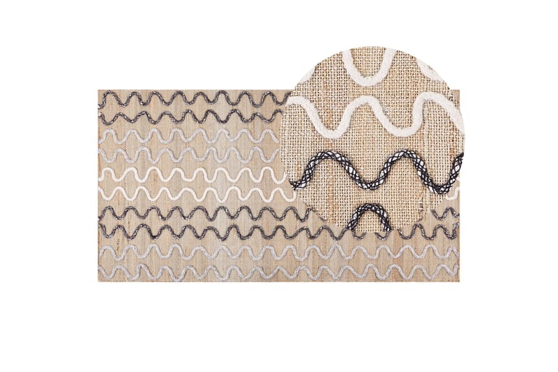 Sogut Juteteppe 80x150 cm - Beige - Tekstiler & tepper - Teppe & matte - Moderne matte - Jutematter & hampematter