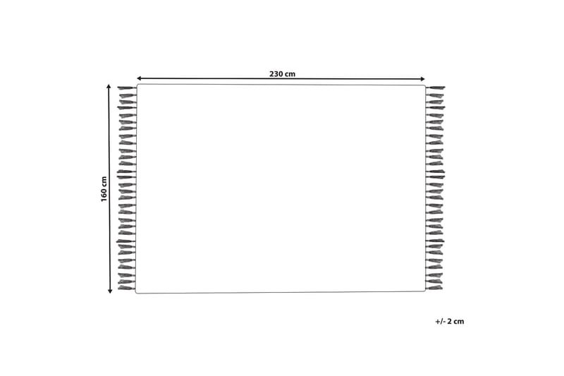 Solhan Ullteppe 160x230 cm - Beige - Tekstiler & tepper - Teppe & matte - Moderne matte - Ullteppe