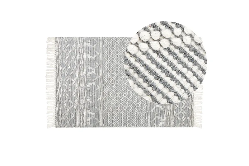 Solhan Ullteppe 160x230 cm - Beige - Tekstiler & tepper - Teppe & matte - Moderne matte - Ullteppe