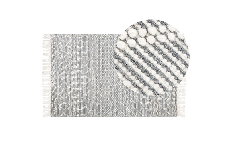 Solhan Ullteppe 160x230 cm - Beige - Tekstiler & tepper - Teppe & matte - Moderne matte - Ullteppe