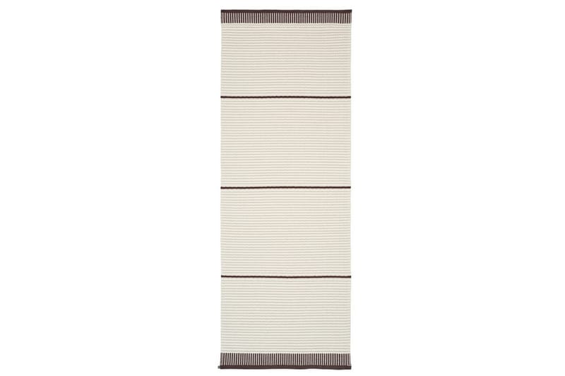 Solvik Ullteppe 75x350 cm Rektangulær - Brun - Tekstiler & tepper - Teppe & matte - Moderne matte - Ullteppe