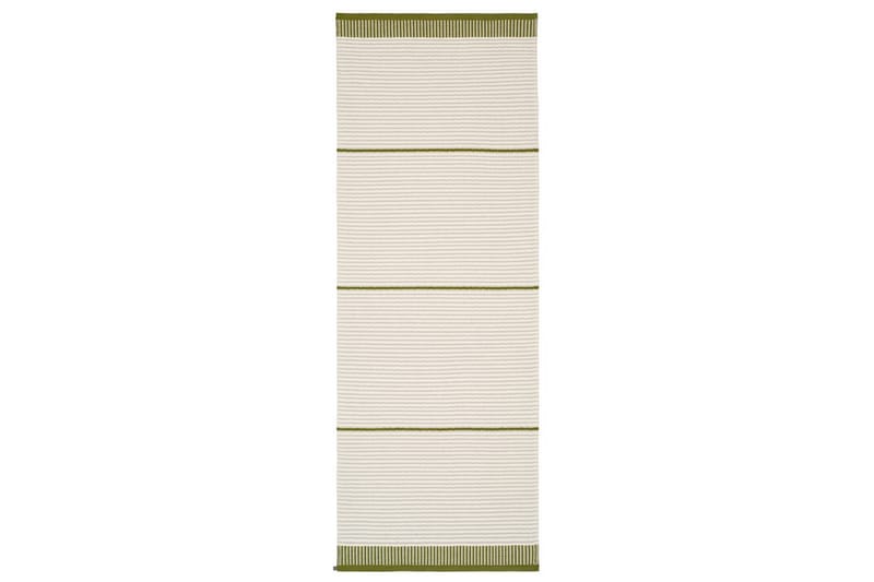 Solvik Ullteppe 75x350 cm Rektangulær - Grønn - Tekstiler & tepper - Teppe & matte - Moderne matte - Ullteppe
