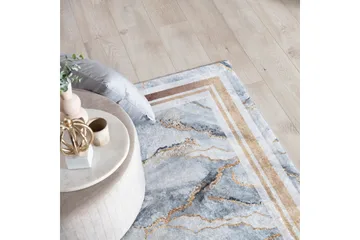 Squitta Ryematte Rektangulær 220x160 cm - Grå - Tekstiler & tepper - Teppe & matte - Moderne matte - Ryetepper