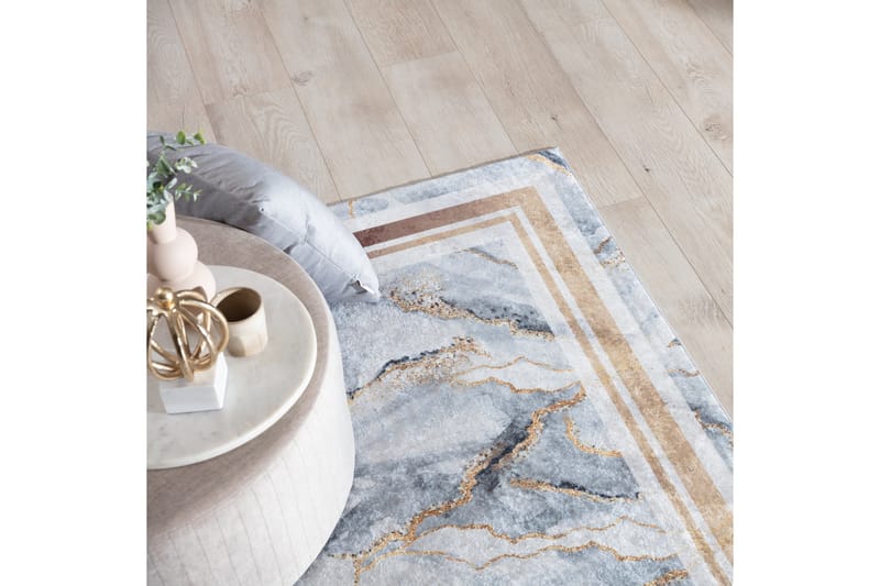 Squitta Ryematte Rektangulær 220x160 cm - Grå - Tekstiler & tepper - Teppe & matte - Moderne matte - Ryetepper