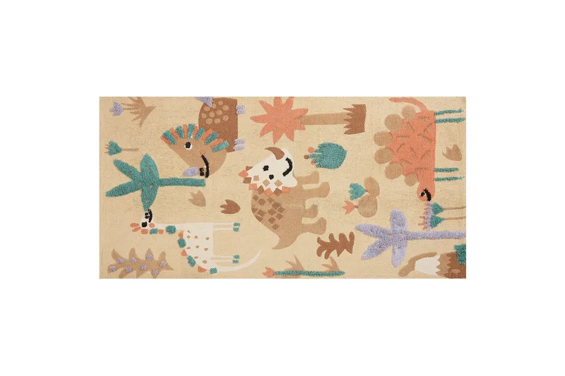 Stabat Bomullsteppe 80x150 cm, Oransje