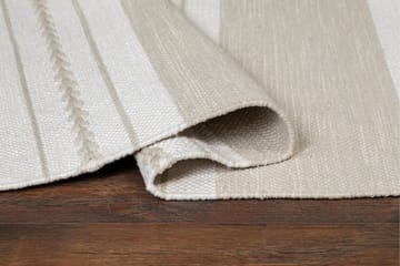 Sund Bomullsteppe 140x200 cm Rektangulær - Natur - Tekstiler & tepper - Teppe & matte - Moderne matte - Bomullsmatter