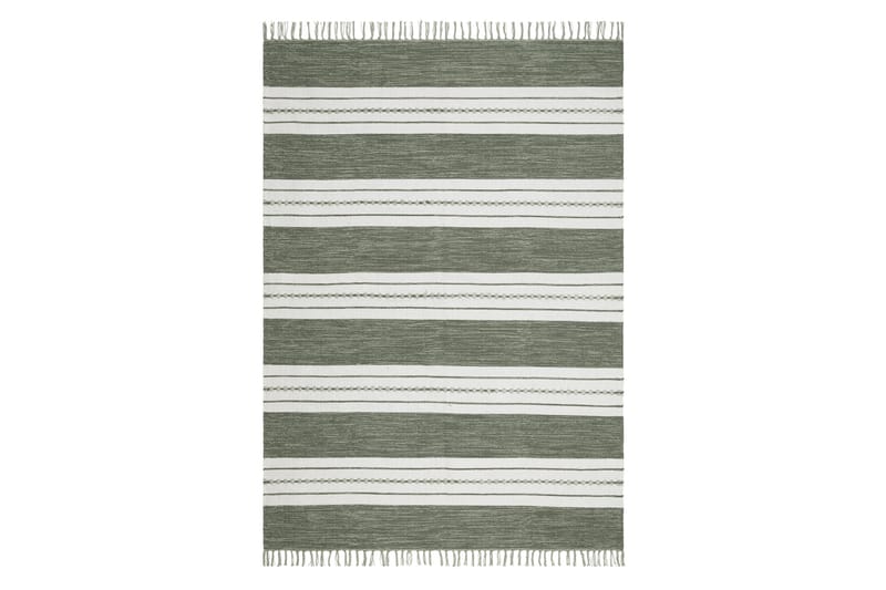 Sund Bomullsteppe 160x230 cm Rektangulær, Grønn
