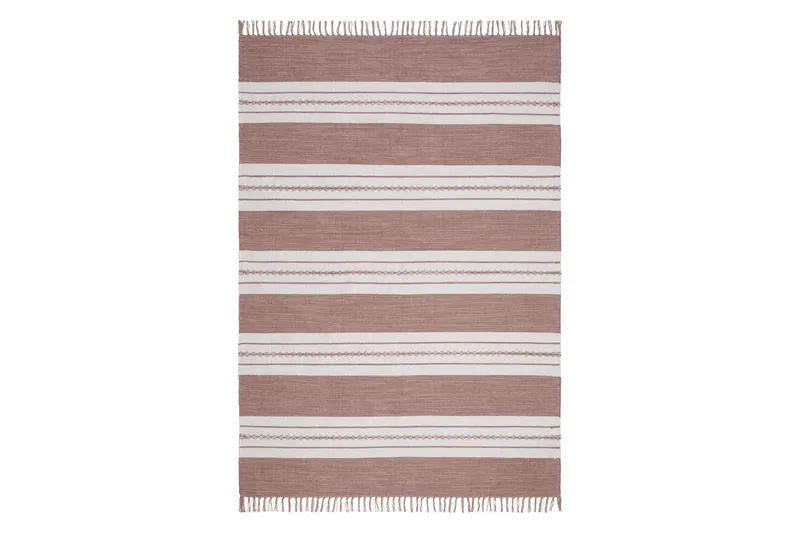 Sund Bomullsteppe 160x230 cm Rektangulær, Rosa