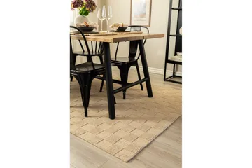 Sydney Ullteppe 160x230 cm - Beige - Tekstiler & tepper - Teppe & matte - Moderne matte - Ullteppe