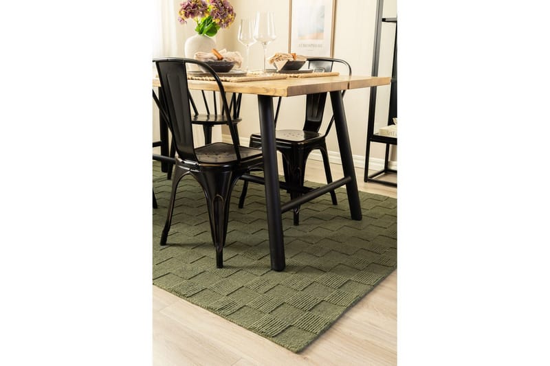 Sydney Ullteppe 160x230 cm - Grønn - Tekstiler & tepper - Teppe & matte - Moderne matte - Ullteppe
