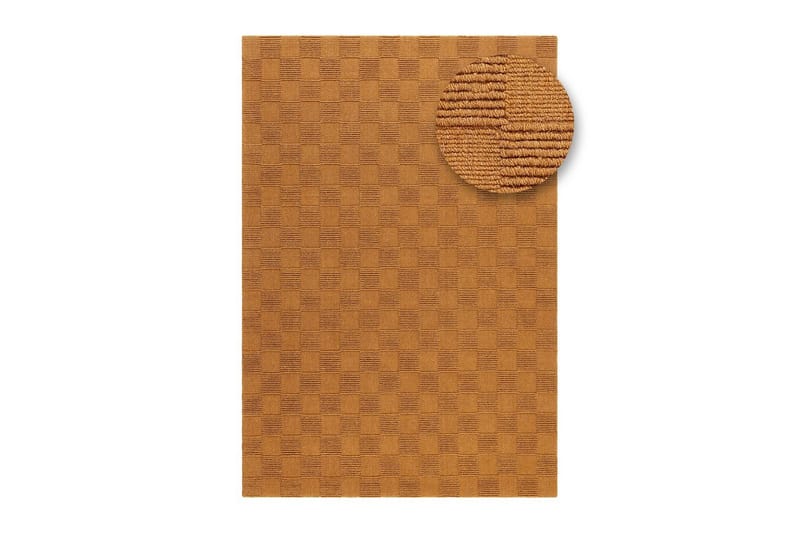 Sydney Ullteppe 160x230 cm - Oransje - Tekstiler & tepper - Teppe & matte - Moderne matte - Ullteppe