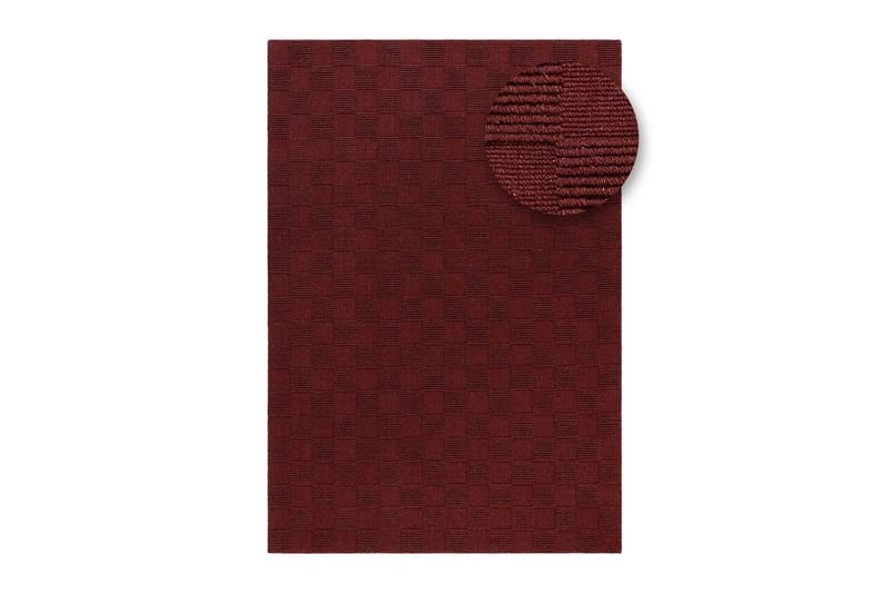 Sydney Ullteppe 160x230 cm - Rød - Tekstiler & tepper - Teppe & matte - Moderne matte - Ullteppe