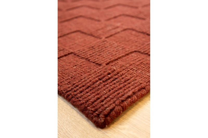 Sydney Ullteppe 160x230 cm - Rød - Tekstiler & tepper - Teppe & matte - Moderne matte - Ullteppe