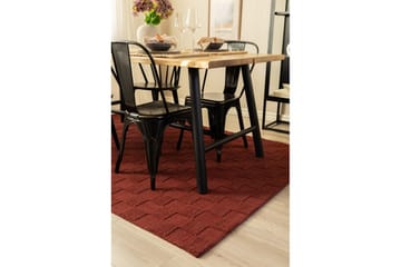 Sydney Ullteppe 160x230 cm - Rød - Tekstiler & tepper - Teppe & matte - Moderne matte - Ullteppe