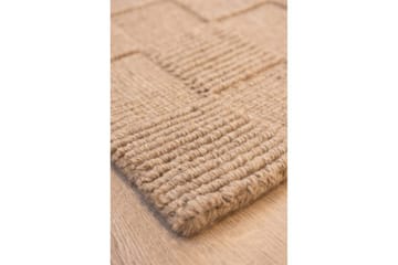 Sydney Ullteppe 200x200 cm - Beige - Tekstiler & tepper - Teppe & matte - Moderne matte - Ullteppe