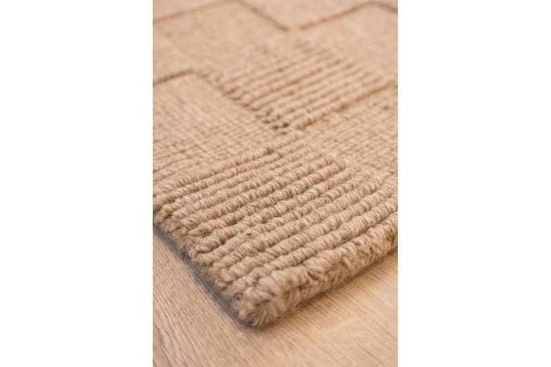 Sydney Ullteppe 200x200 cm - Beige - Tekstiler & tepper - Teppe & matte - Moderne matte - Ullteppe