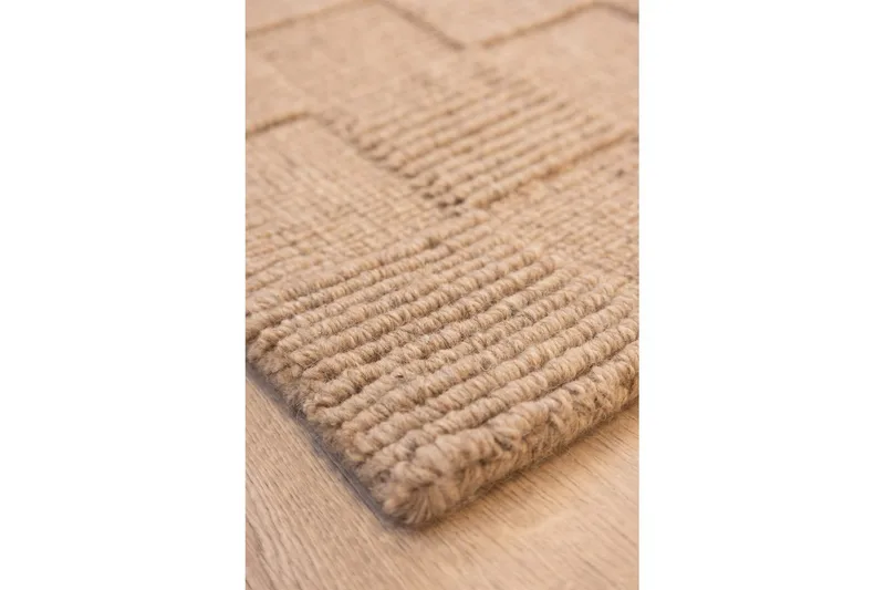 Sydney Ullteppe 200x200 cm - Beige - Tekstiler & tepper - Teppe & matte - Moderne matte - Ullteppe