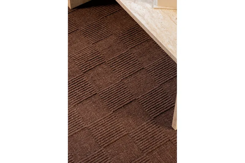 Sydney Ullteppe 200x200 cm - Brun - Tekstiler & tepper - Teppe & matte - Moderne matte - Ullteppe